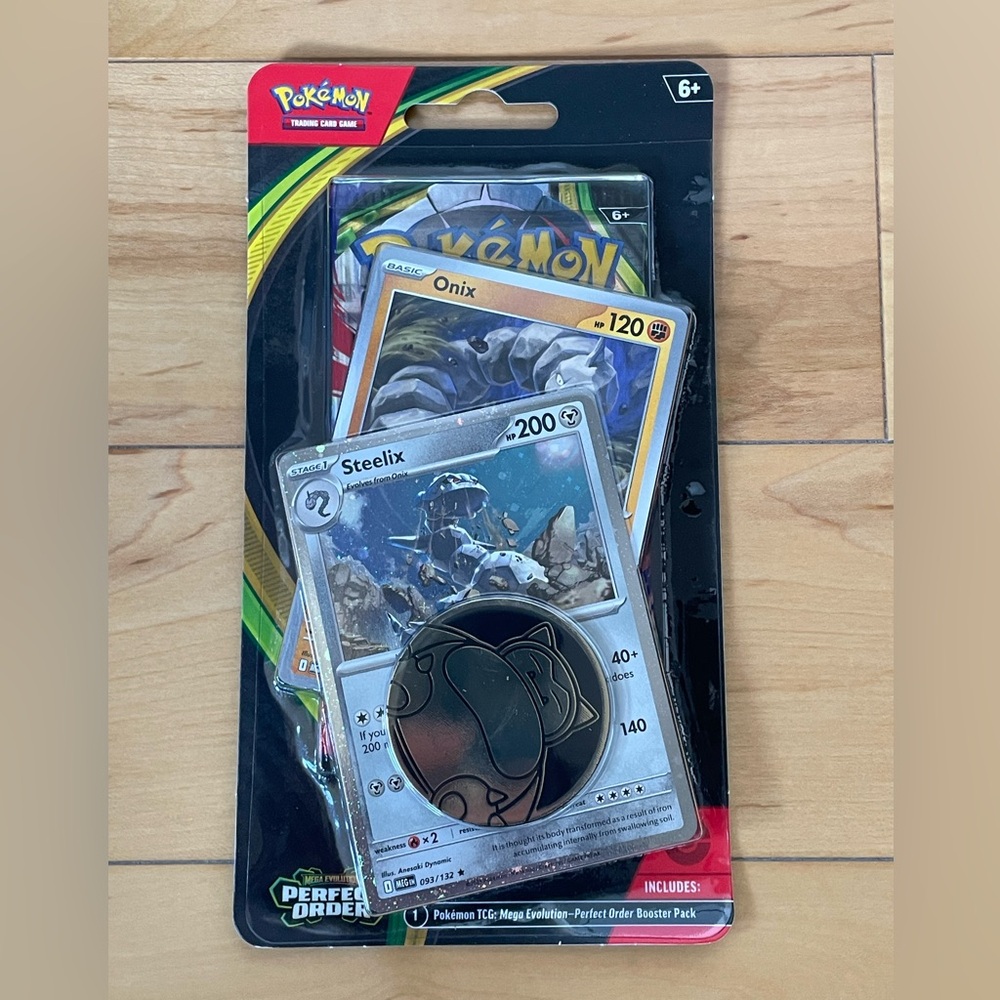 Pokemon TCG pack with  Steelix & Onix